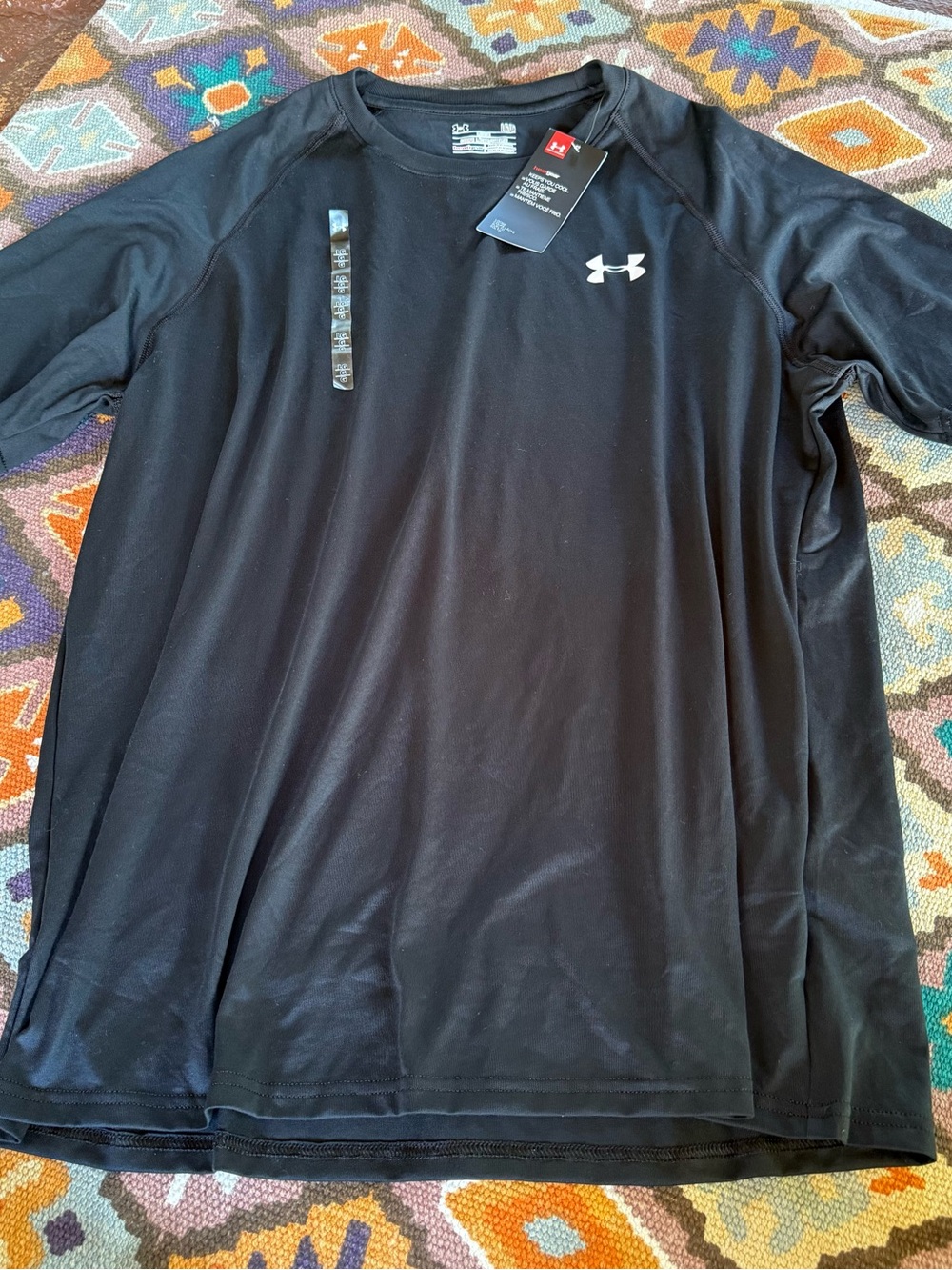 Under Armour HeatGear Tech Tee Loose Gear Men’s Size Large Black - Brand New